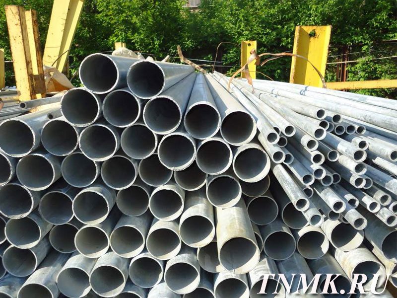 Труба водогазопроводная оцинкованная Ц-6х2 мм ГОСТ 3262-75 купить 