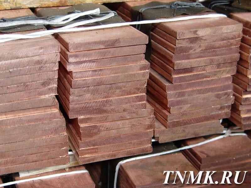 Плита бронзовая 10х600х1500 мм БрАЖНМц 9-4-4-1 купить 